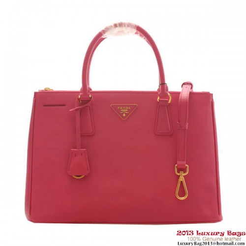 Prada BN2274 Borsa tote in pelle di vitello rosa saffiano