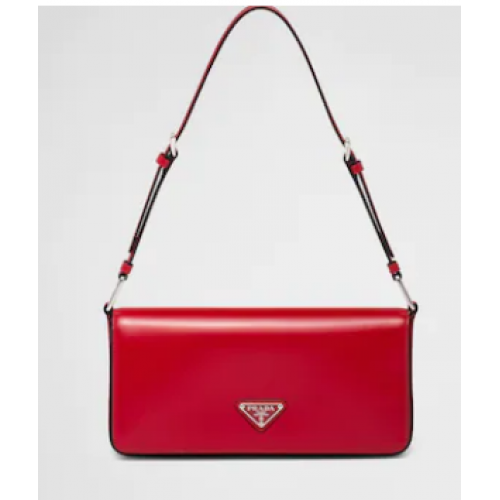 Prada Borsa Femme in pelle spazzolata 1BD323 rossa