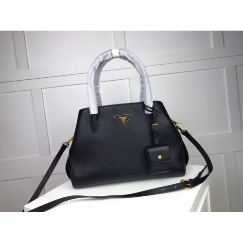 Prada Borsa in pelle di vitello 1127 nera