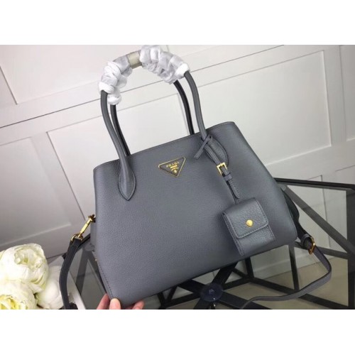 Prada Borsa in pelle di vitello 1127 grigia