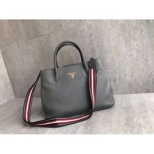 Prada Borsa in pelle di vitello BN1579 grigia