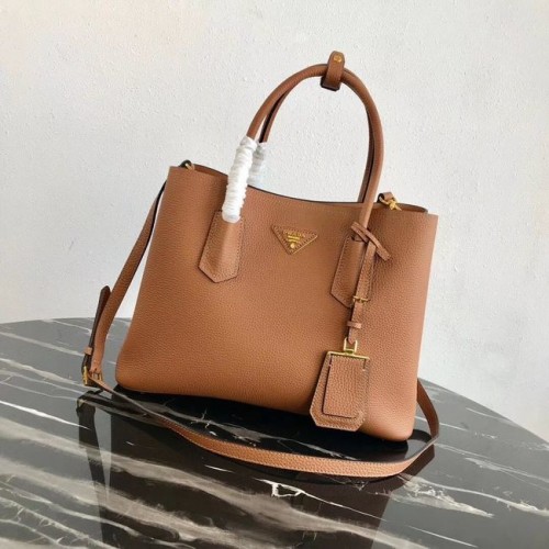 Prada Borsa in pelle di cervo 1BG008 marrone