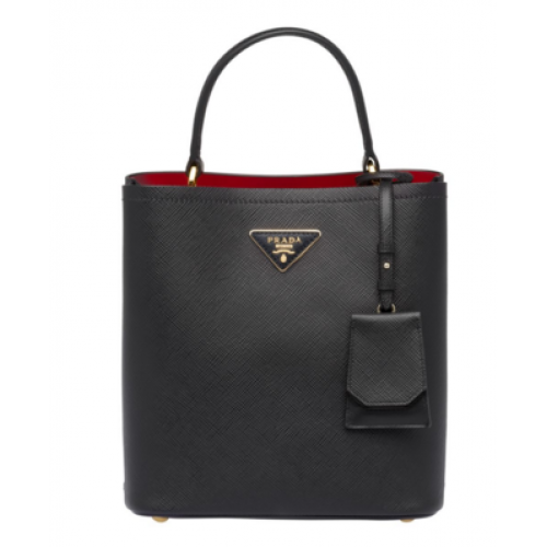 Borsa Prada Double in pelle Saffiano 1BA212 nera