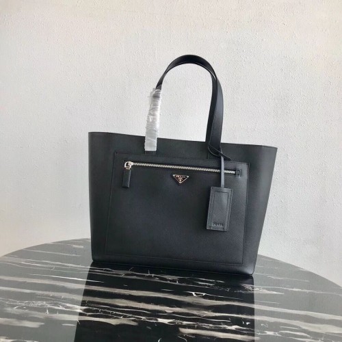 Borsa Prada Embleme in pelle Saffiano 2VE015 nera