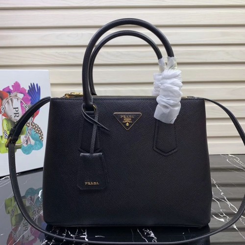 Borsa Prada Galleria in Pelle Saffiano 1BA232 Nera