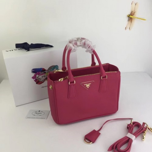 Borsa Prada Galleria Piccola in Pelle Saffiano BN2316 rosa