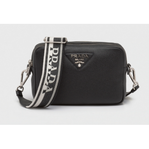 Prada Borsa in pelle con tracolla 1BH082 nera