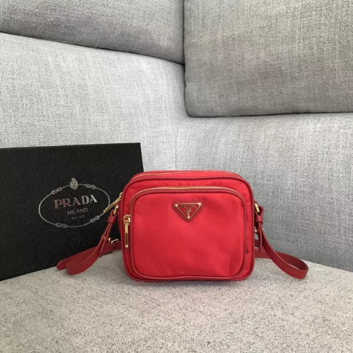 Borsa a tracolla Prada in nylon 82022 rossa