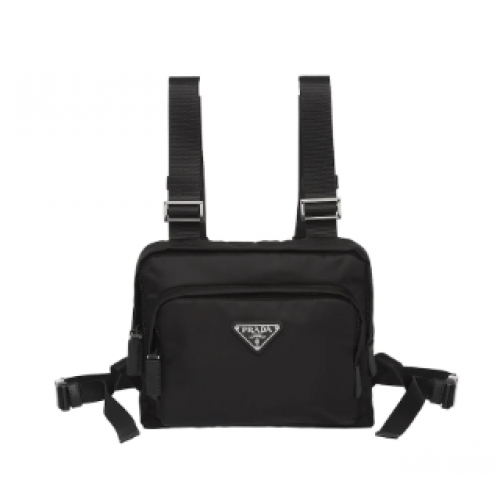 Prada Borsa a tracolla in nylon 2VL014 nera