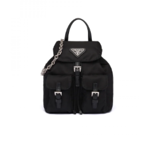 Prada Mini zaino in nylon 1BH029 nero