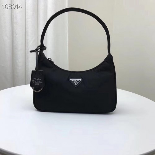 Borsa mini Prada Re-Edition 2000 in nylon 1NE515 nera