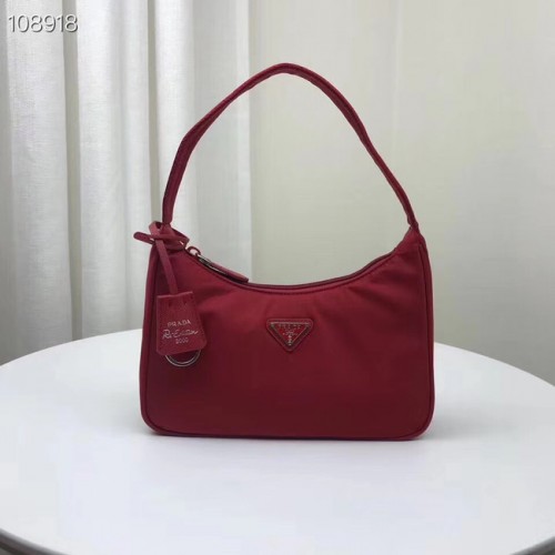 Mini borsa Prada Re-Edition 2000 in nylon 1NE515 rossa