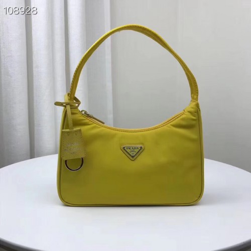 Miniborsa Prada Re-Edition 2000 in nylon 1NE515 gialla