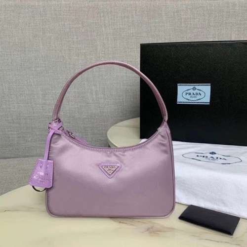 Mini borsa Prada Re-Edition 2000 in nylon 1NE515 Lavanda