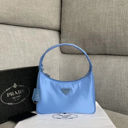 Miniborsa Prada Re-Edition 2000 in nylon 91515 blu