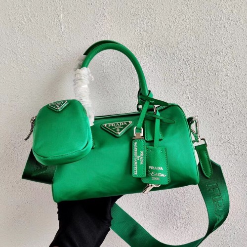 Prada Re-Edition 2005 borsa con manico superiore 1PR846 verde