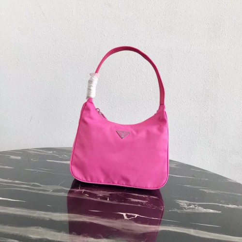 Borsa tote Prada Re-Edition in nylon MV519 rosa