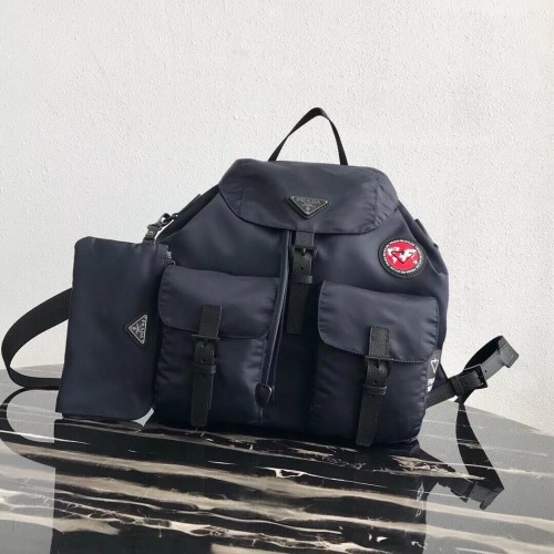 Zaino Prada Re-Nylon 1BZ811 nero&rosso