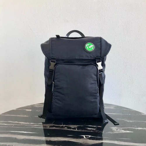 Zaino Prada Re-Nylon 2VZ135 nero&verde