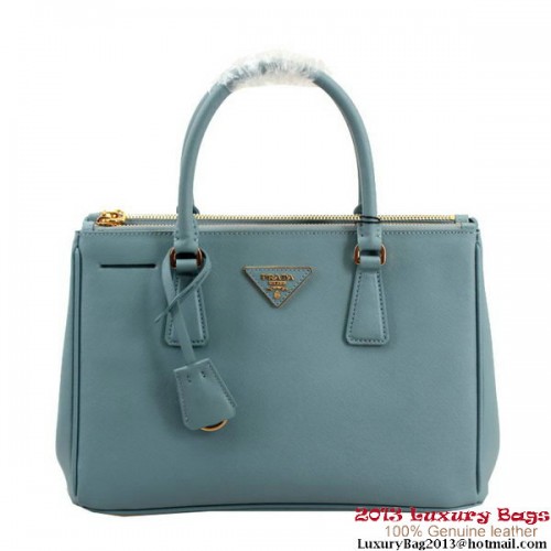 Borsa Tote Prada Saffiano 30cm BN1801 - Azzurro