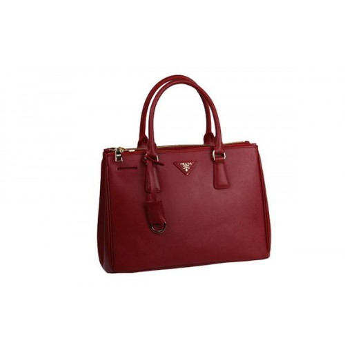 Borsa Prada in pelle di vitello Saffiano BN2274 rossa
