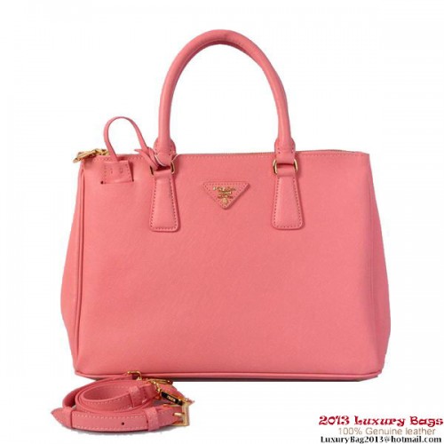 Prada Borsa Tote In Pelle Di Vitello Saffiano 2274 Rosa