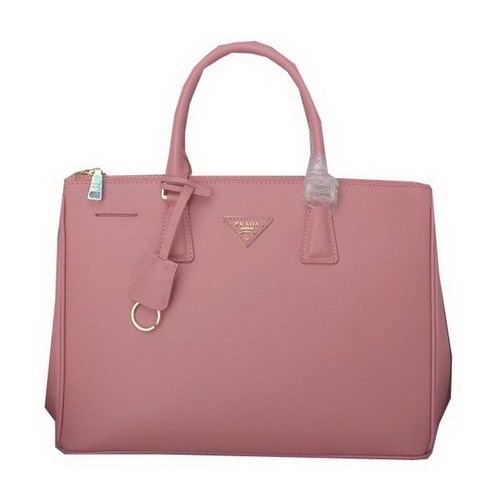 Prada Borsa Tote In Pelle Di Vitello Saffiano PBN1786 Rosa Chiaro