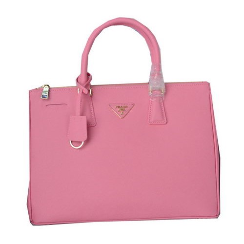Prada Borsa Tote In Pelle Di Vitello Saffiano PBN1786 Rosa