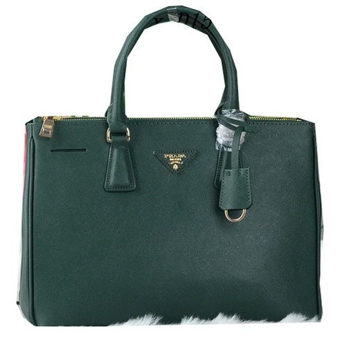 Prada Borsa Tote In Pelle Di Vitello Saffiano PBN2274 Verde