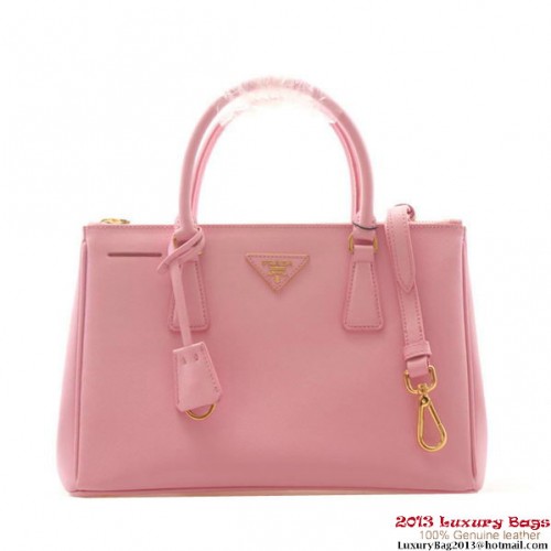 Prada Borsa Tote 30cm in Pelle Saffiano BN1801 Rosa