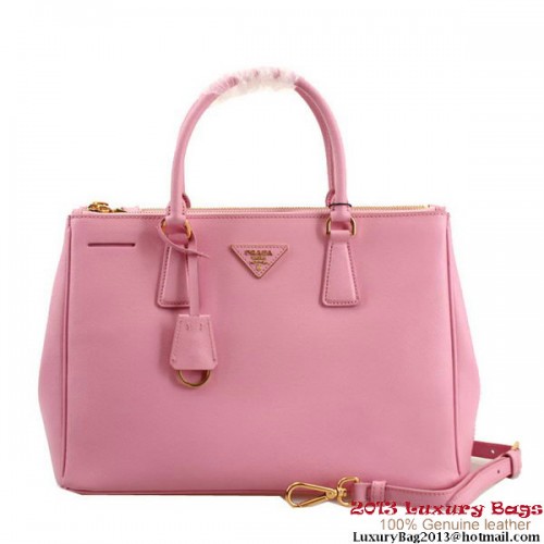 Borsa tote Prada in pelle Saffiano 33CM BN2274 rosa chiaro