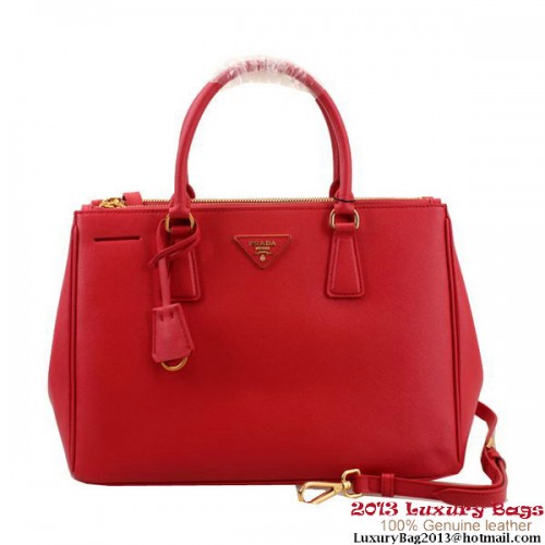 Borsa tote Prada in pelle Saffiano 33CM BN2274 rossa