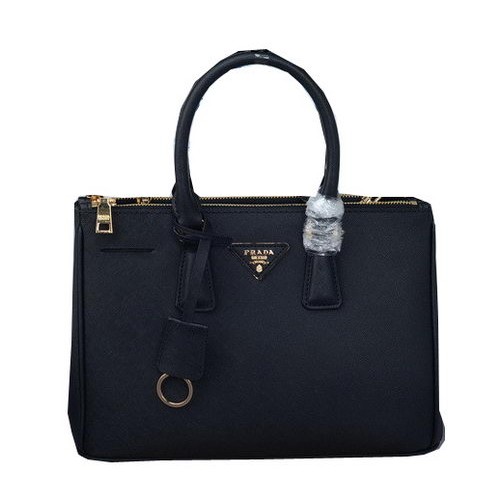Borsa tote Prada in pelle Saffiano PBN1801 nera