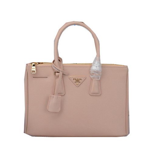 Borsa tote in pelle Prada Saffiano PBN1801 rosa chiaro