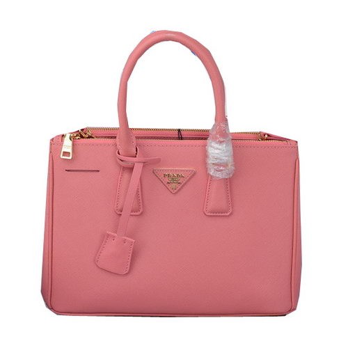 Borsa tote Prada in pelle Saffiano PBN1801 rosa