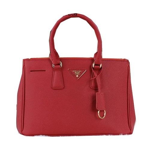 Prada Borsa tote in pelle Saffiano PBN1801 rossa