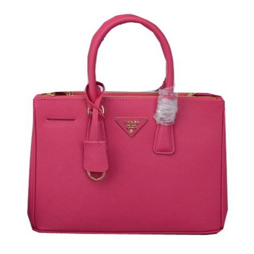 Borsa tote Prada in pelle Saffiano PBN1801 Rosa