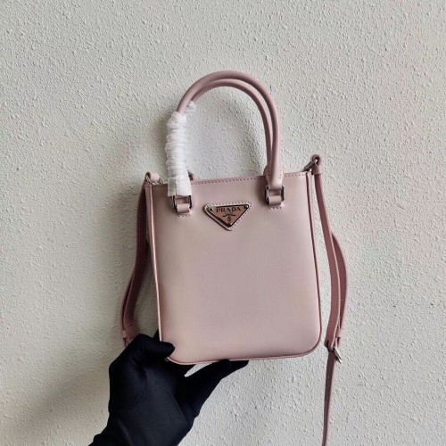 Prada Borsa piccola in pelle spazzolata 1AD331 rosa