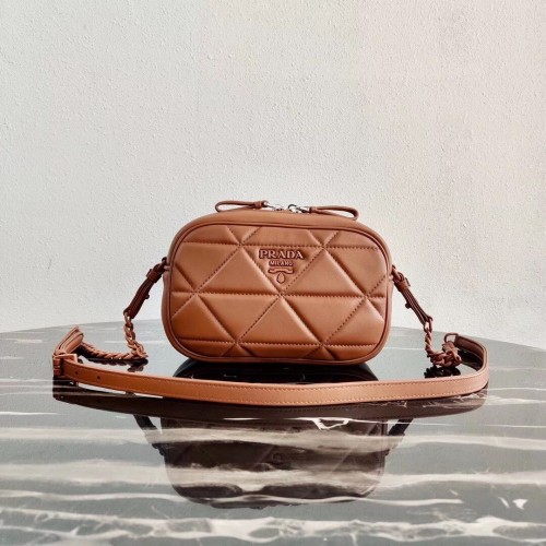 Borsa a tracolla Prada Spectrum 1BH141 Cammello