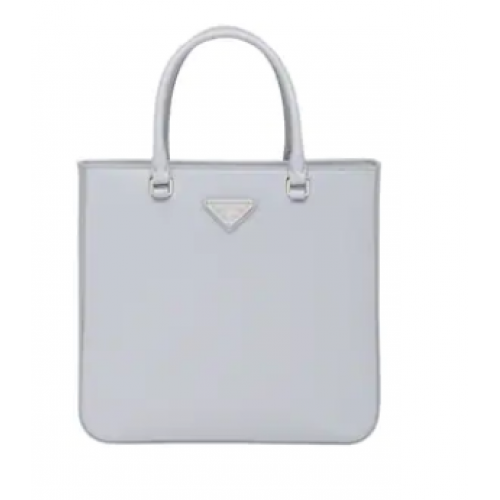 Borsa Prada in pelle spazzolata 1BA330 grigio chiaro