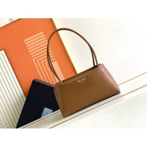 Prada Piccola borsa a mano Prada Supernova in pelle 1BA368 caramello