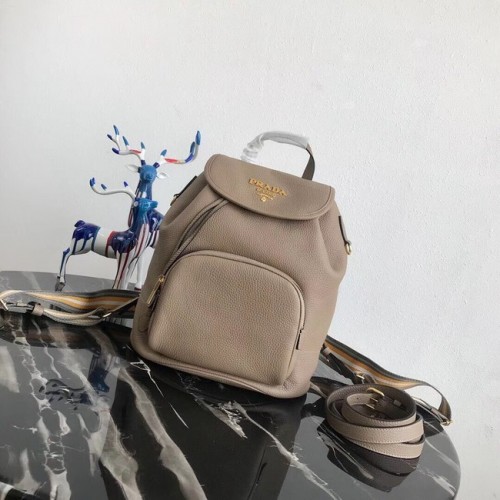 Prada originale Zaino in pelle 1BZ035 albicocca