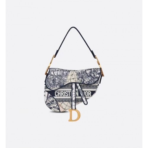 BORSA DA SELLA Ricamo Dior D2456E