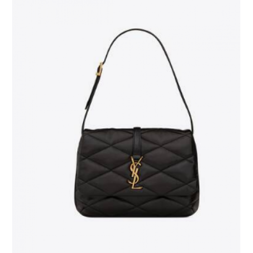 SAINT LAURENT BORSA HOBO LE 57 IN PELLE DI AGNELLO TRAPUNTATA 698567 nero