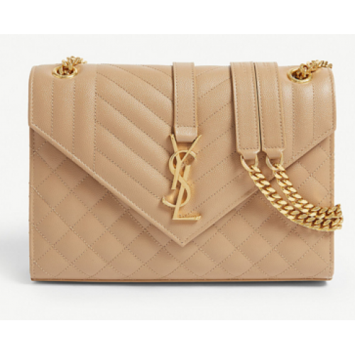 SAINT LAURENT Cartella media 487206 albicocca