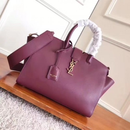 BORSA DA GIORNO SAINT LAURENT NANO SOFT 3807 viola