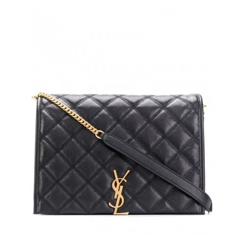 SAINT LAURENT borsa a spalla in pelle Y579607 nera