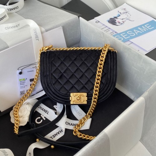 BORSA MESSENGER CHANEL BAMBINO PICCOLA AS3350 nera