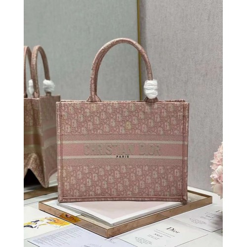 BORSA PICCOLA DIOR BOOK Ricamo C1287-3 rosa