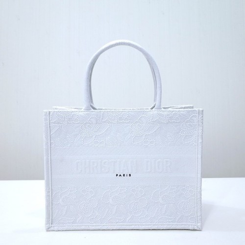 BORSA PICCOLA DIOR BOOK Ricamo C1287-34 bianco